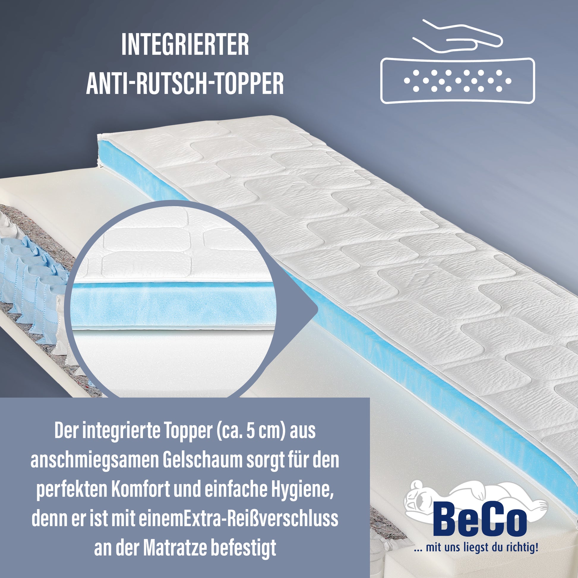 BeCo Maxi Premium plus Gel-Topper