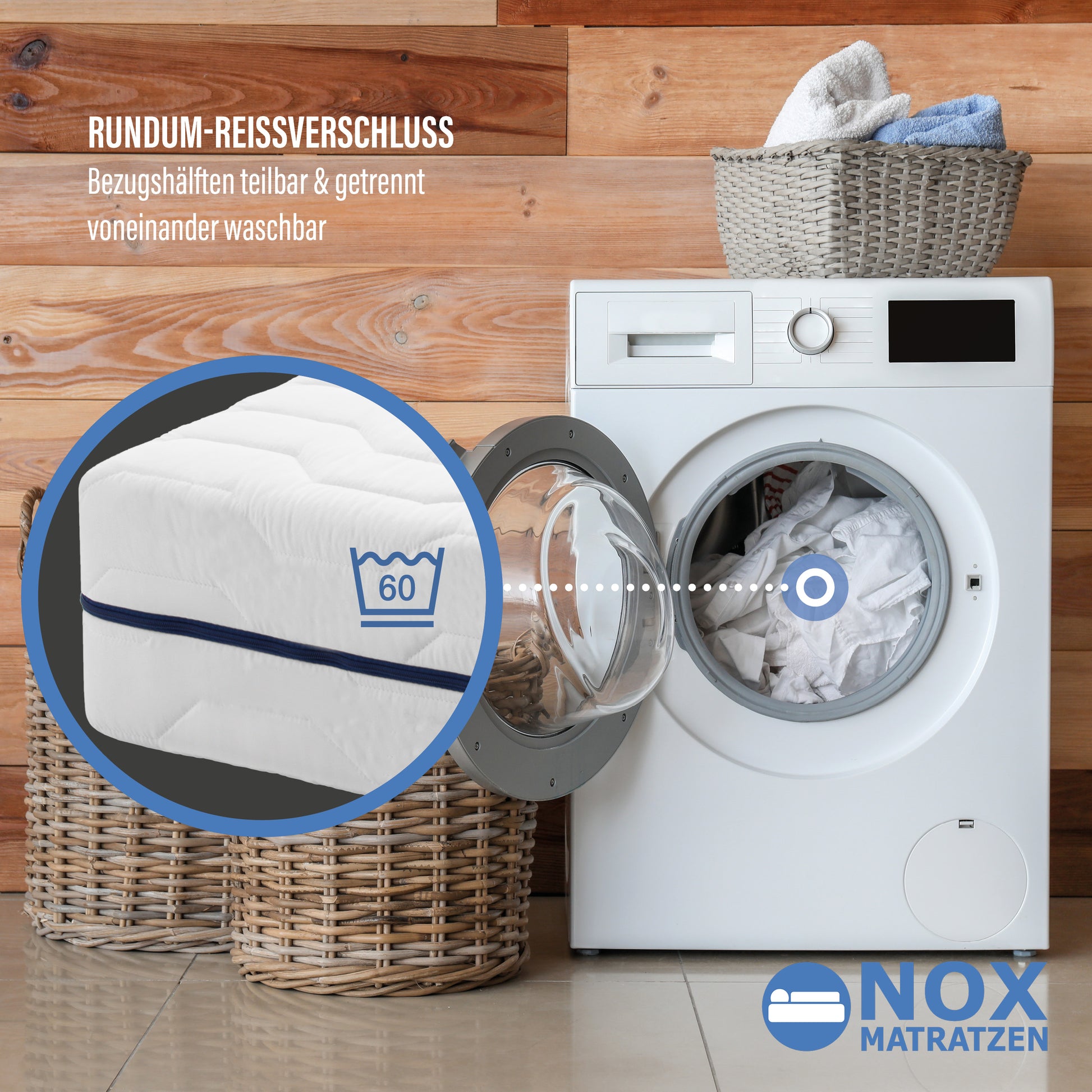 NOX Joy Taschenfederkernmatratze (Wendematratze)